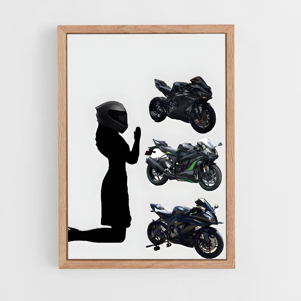 Poster Ninja en Noir (vue 4)